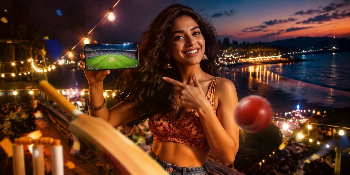 Indian cricket betting during a lively beach scene with enthusiastic players